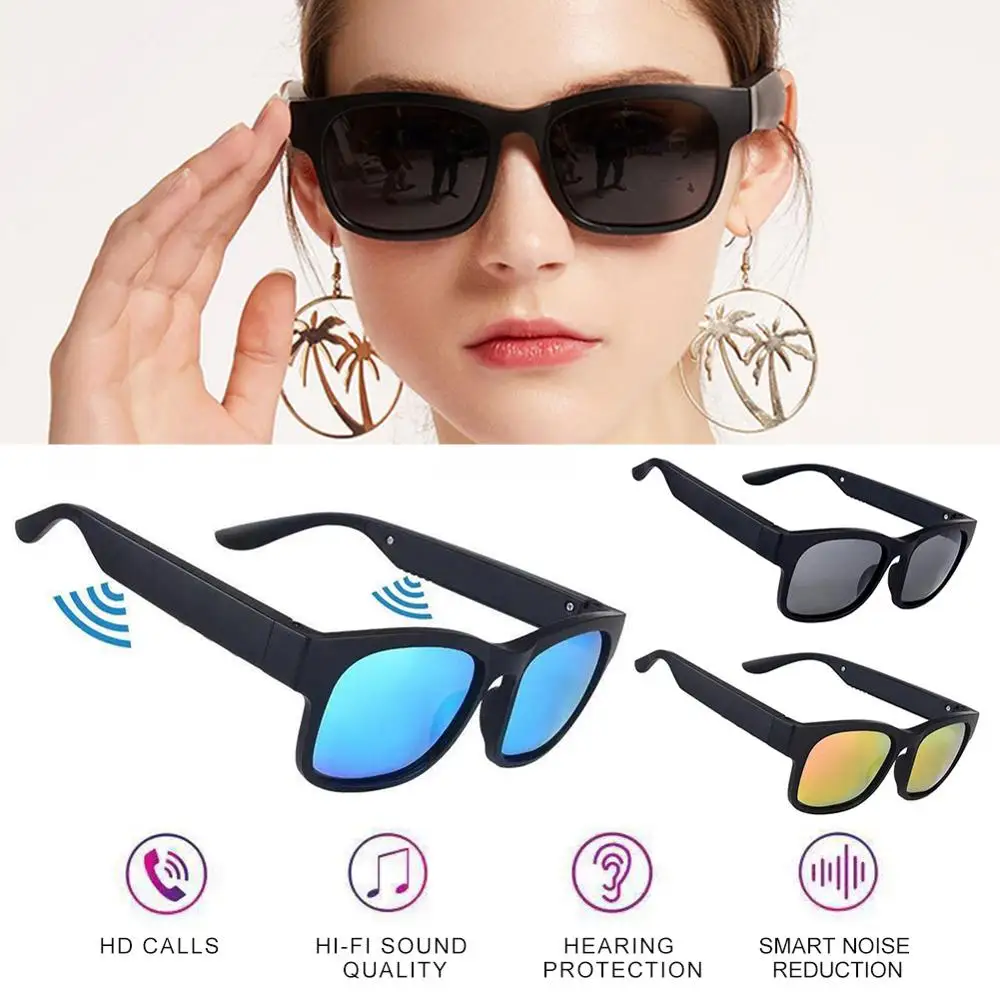 

Smart Bluetooth glasses Bluetooth 5.0 stereo Bluetooth headset outdoor sunglasses outside the speaker IP7 waterproof