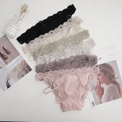 Women's Panties Japanese-Style Combed Cotton Low-Rise Briefs Lingerie Sexy Lace T Pants Cute Kawaii Underwear Woman Clothes