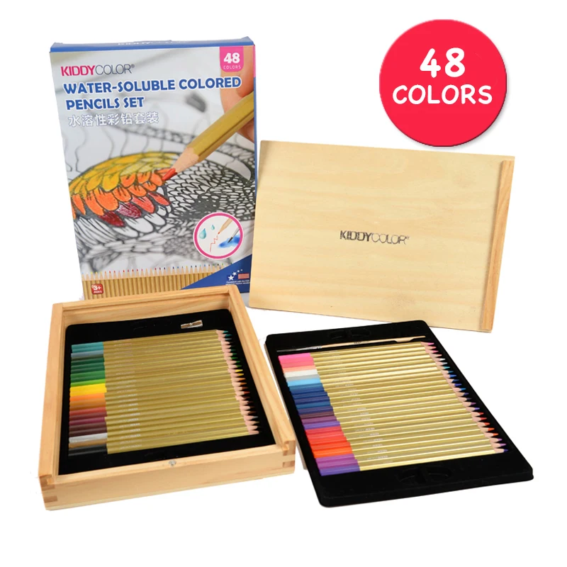 

Professional Watercolor Pencils Set Multi Colored Art Drawing Pencils in Bright Assorted Shades, Ideal for Coloring, Ble