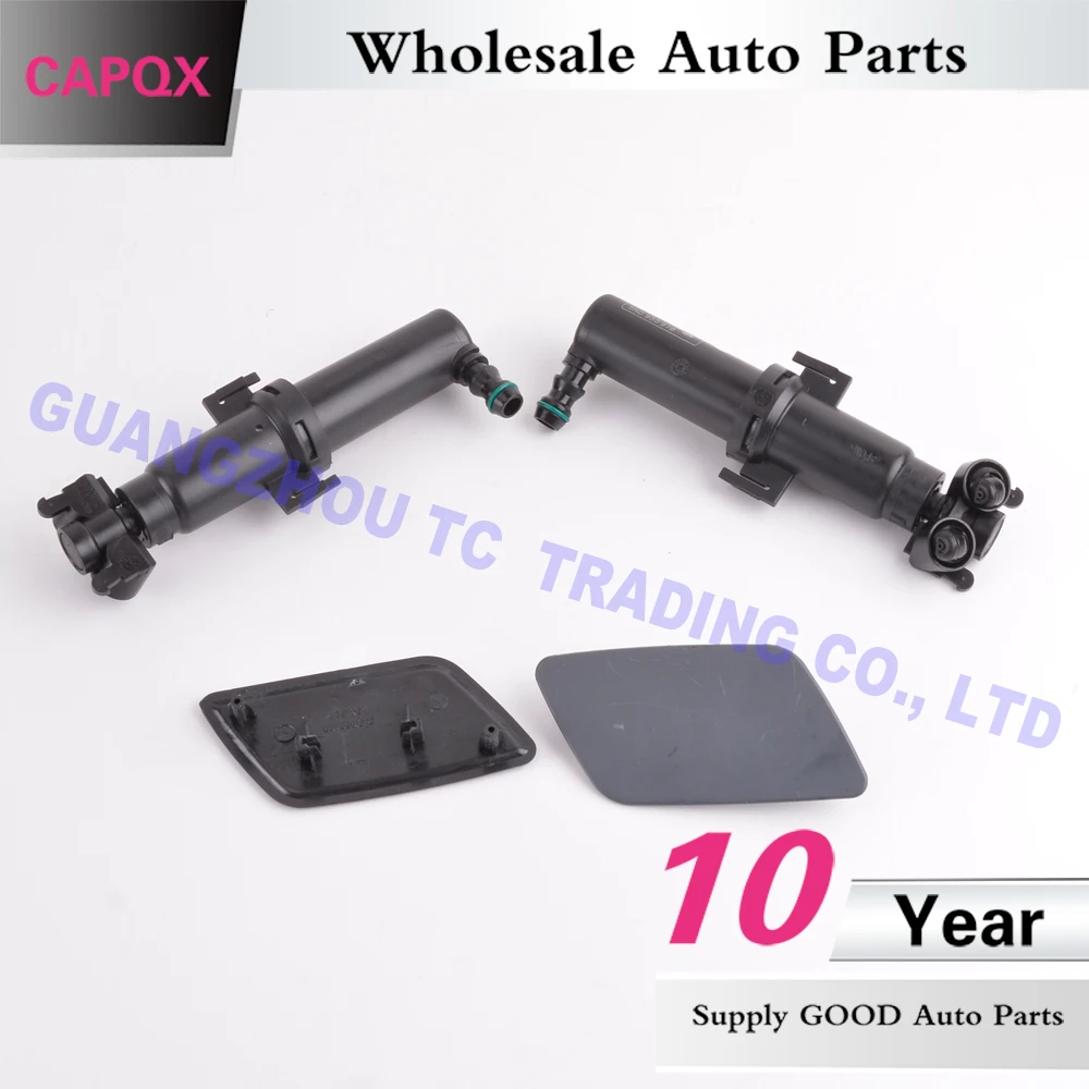 CAPQX для VW Tiguan 2010 2011 2012 насадка омывателя фар распылитель воды Форсунка струи и крышка омывателя крышка оболочки