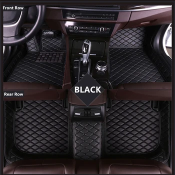 

SJ ALL Weather Custom Fit Car Floor Mats Front & Rear FloorLiner Styling Auto Carpet Mat For Porsche Cayenne hybird 2015 2016