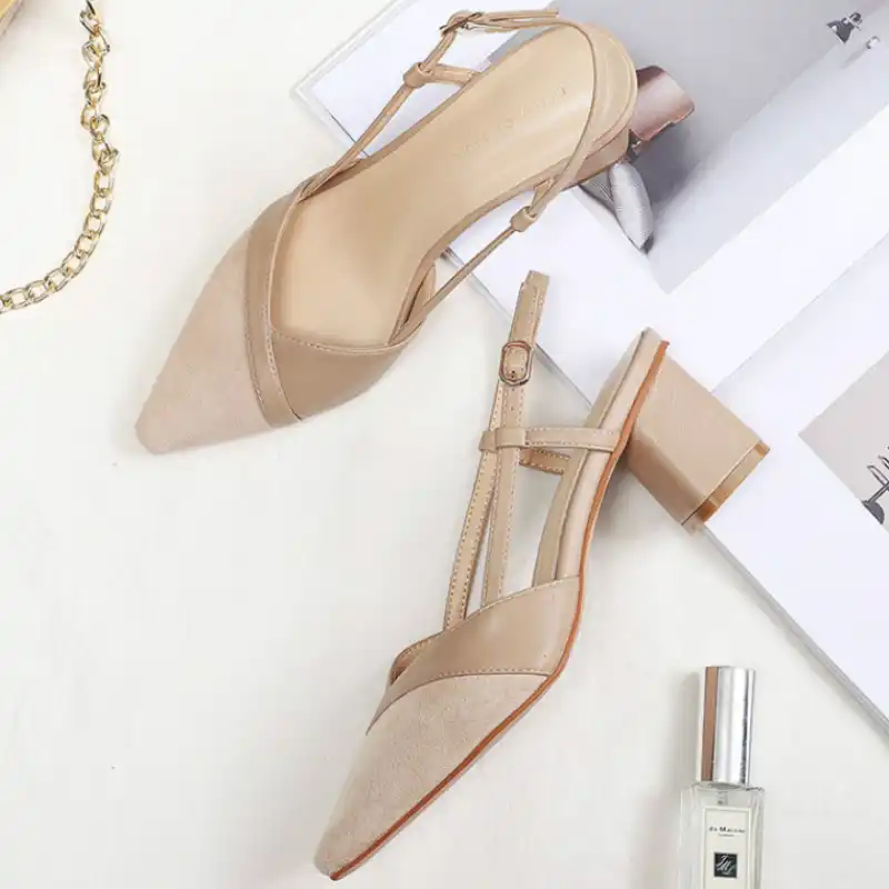 slingbacks beige