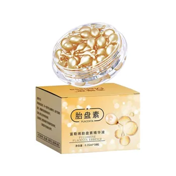 

38pcs/box Moisturizing Sheep Placenta Extract Anti-aging Essence Peptide Capsule Fine Line Lifting Face Care Whitening Cream