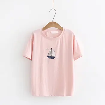 

2020 New Summer T shirt Casual Women O-neck T shirt Lady Sleeve Short Sleeve T-shirt Clothing