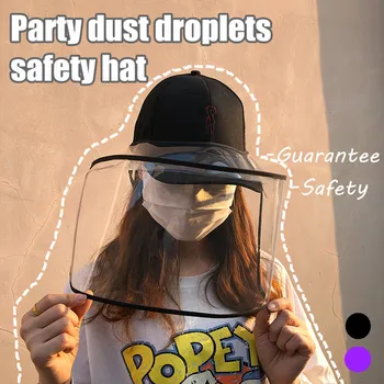 

50^Anti hat Anti-spitting Protective Hat Dustproof Cover Peaked Cap Hat Adjustable Size For Kid Anti Flue Spittle