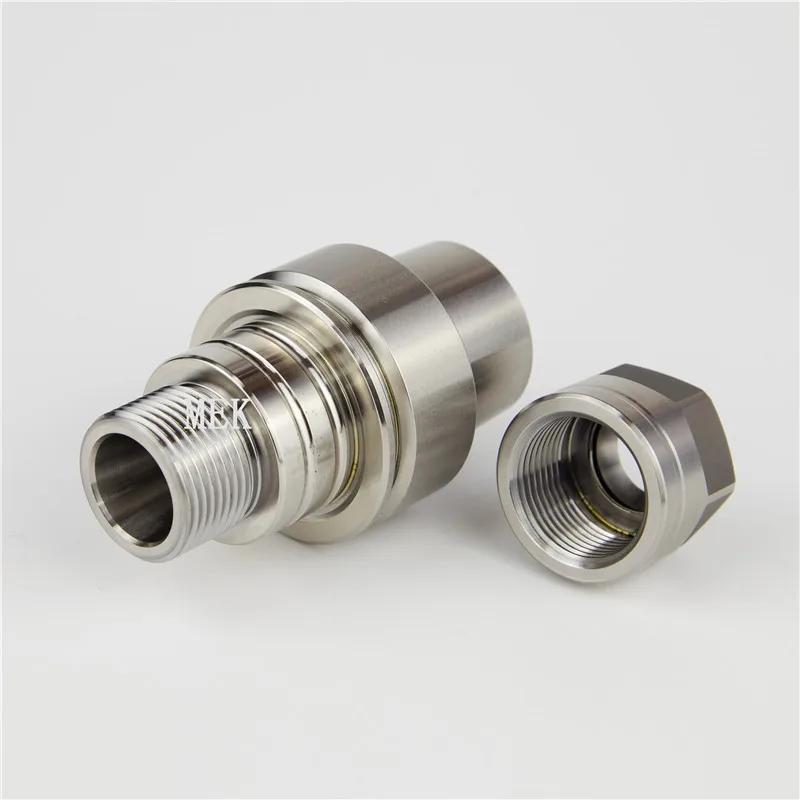 Нержавеющая сталь materail HSK-E40 держатель инструмента HSK40E-ER16-080S ЧПУ аксессуары ER цанговый патрон Стандартный HSK держатели шпинделя