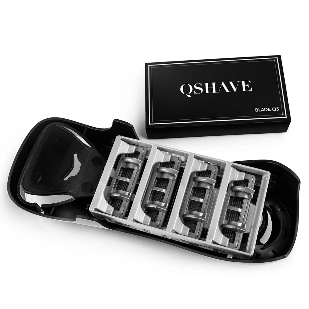 Qshave портативный дорожный держатель для бритвы защитный чехол для ручной бритвы подходит для Qshave Blue& Black Razor, 1 шт.(без бритвы