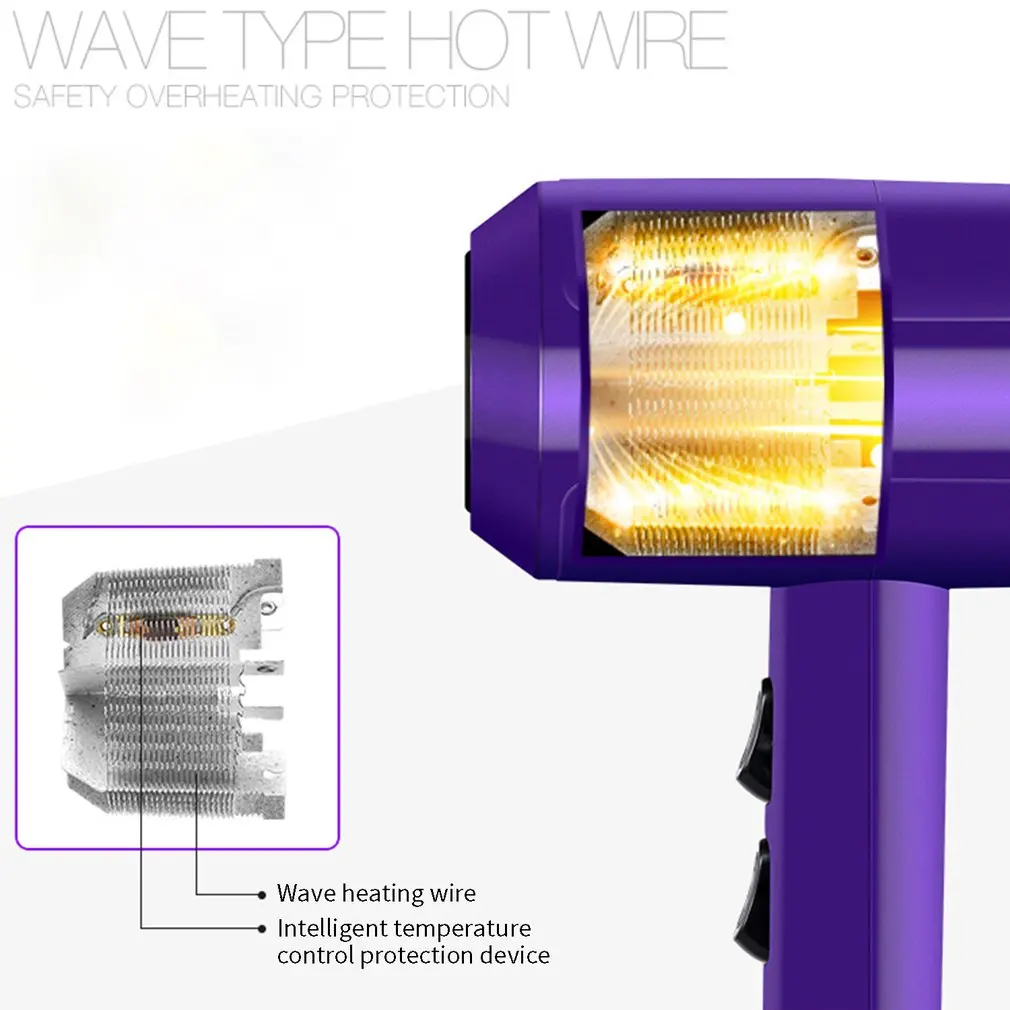 Многофункциональный бытовой мощный Фен для волос, Парикмахерская, Парикмахерская, отрицательный ионный фен для волос, Прямая поставка, распродажа