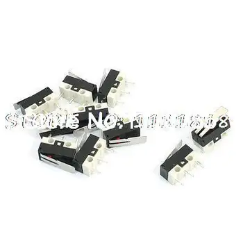 

10Pcs 3 Pin SPDT Short Hinge Lever Micro Limit Switch KW10 AC 125V 2A
