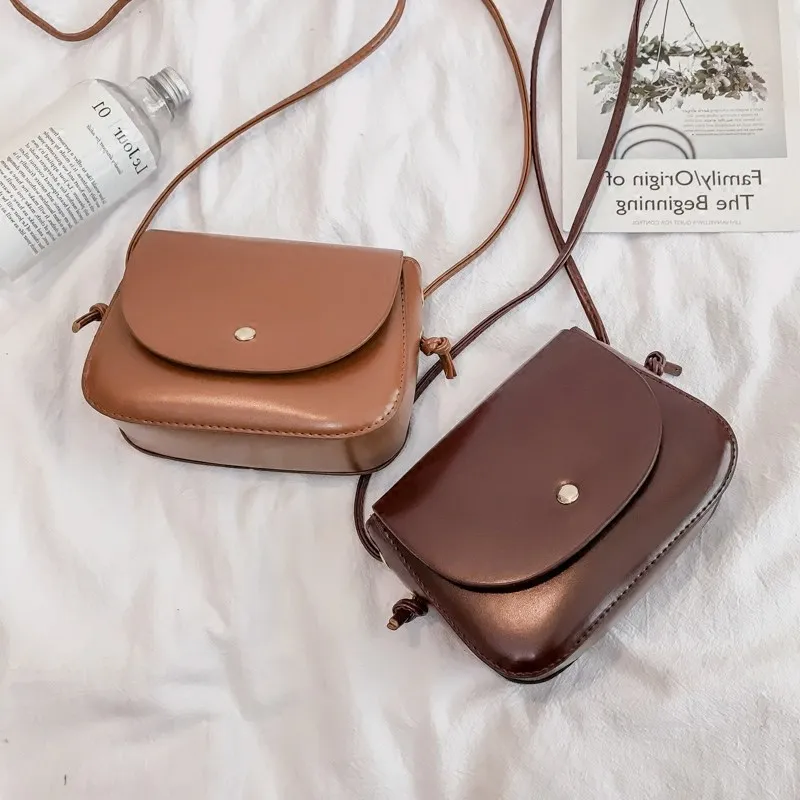 

AU3 New Arrival Bag Women's 2019 New Style Small Square Retro Simple Bag Glorious Versatile Shoulder Bag Mini-Style Oblique