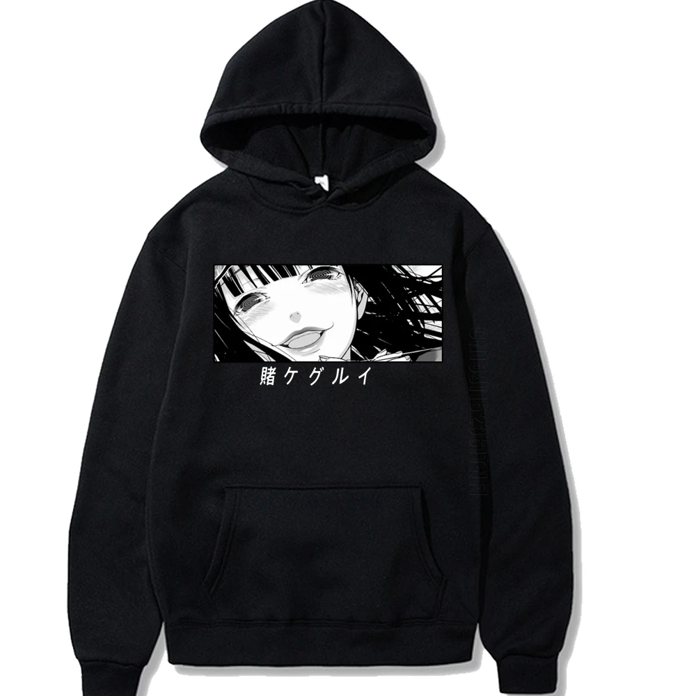 

Popular Anime Kakegurui Men Funny Japanese Anime Sweatshirt Yumeko Jabami Graphic Streetwear Unisex Male
