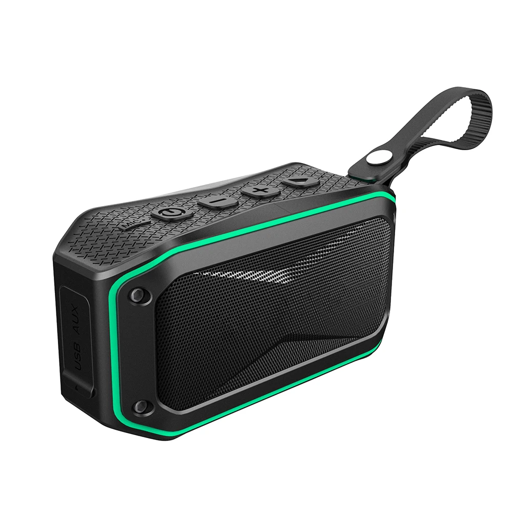 Портативный беспроводной Bluetooth динамик для велоспорта спорт HiFi бас колонка с FM радио пульт дистанционного управления