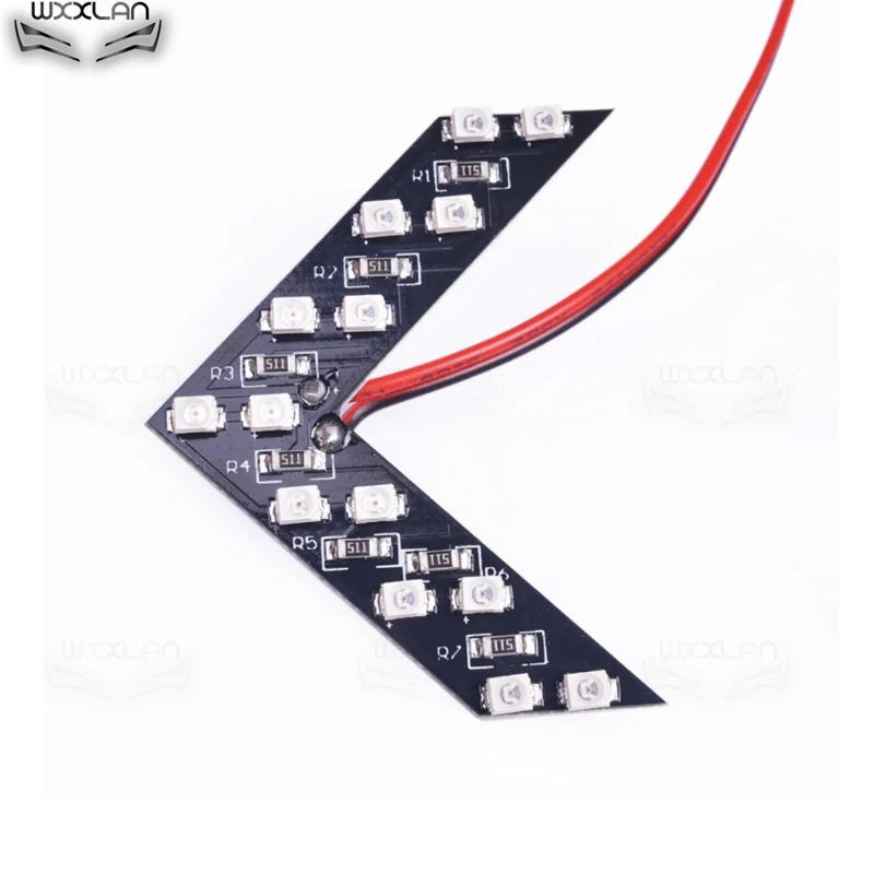 2 шт. Высококачественная Автомобильная сборка 14 SMD Светодиодная Стрелка Панель для автомобиля заднего вида Индикатор для зеркала указатель поворота