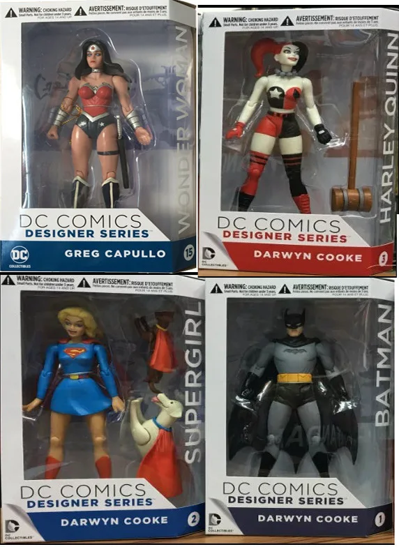 Фигурки Лиги Справедливости Wonder Woman Super Girl фигурка летучей мыши для девочек яд Suoer