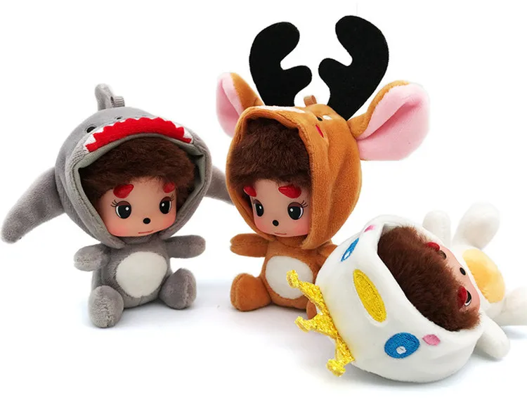 Kawaii Monster Baby Косплей-Одежда плюшевая брелок сумка в виде игрушки Подвески Подвеска на рюкзак игрушка на кольцо для ключей для девочек женщин 9 см