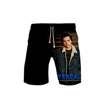 

Riverdale 4 Summer simple 3D men's shorts beach basketball shorts loose boy men parent-child shorts Cool Harajuku Casual Pants