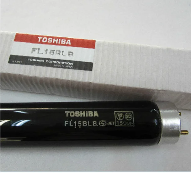 

Оригинальная аутентичная лампа для обнаружения дефектов Toshiba FL15BLB, промышленная лампа T8, 15 Вт, студийная черная лампа с фиолетовым светом, кларнет