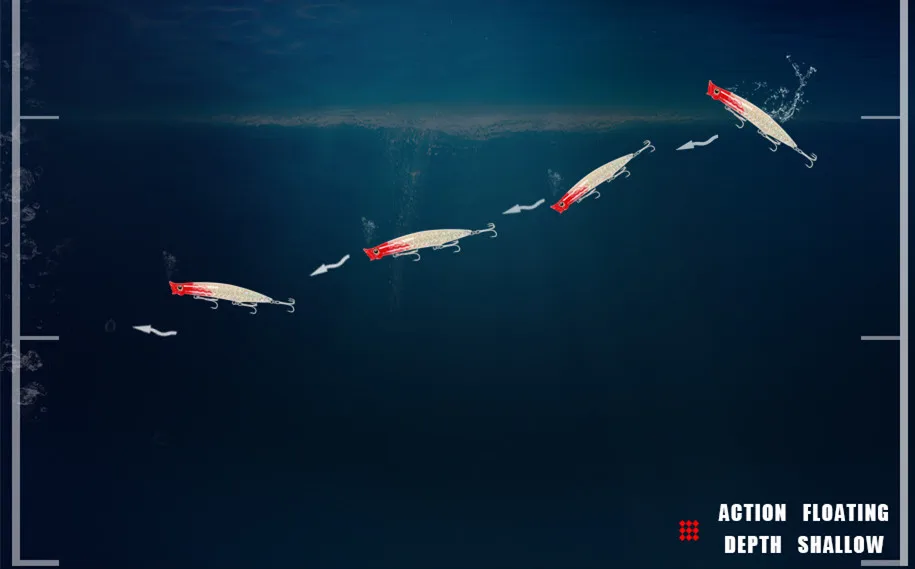 Ufishing Топ, приманки для воды, 10 шт./партия, Поппер, приманка 13,5 г, 11 см, щука, воблер