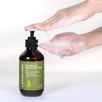 

Laguanmoon 300ML Natural Tea Tree Essential Oils Body Wash Relief Shower Gel Ship From US