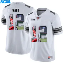 Новое поступление высокое качество майки Ворд#12 Wilson#1 колледж футболка ограниченной серии Майки S-XXXL