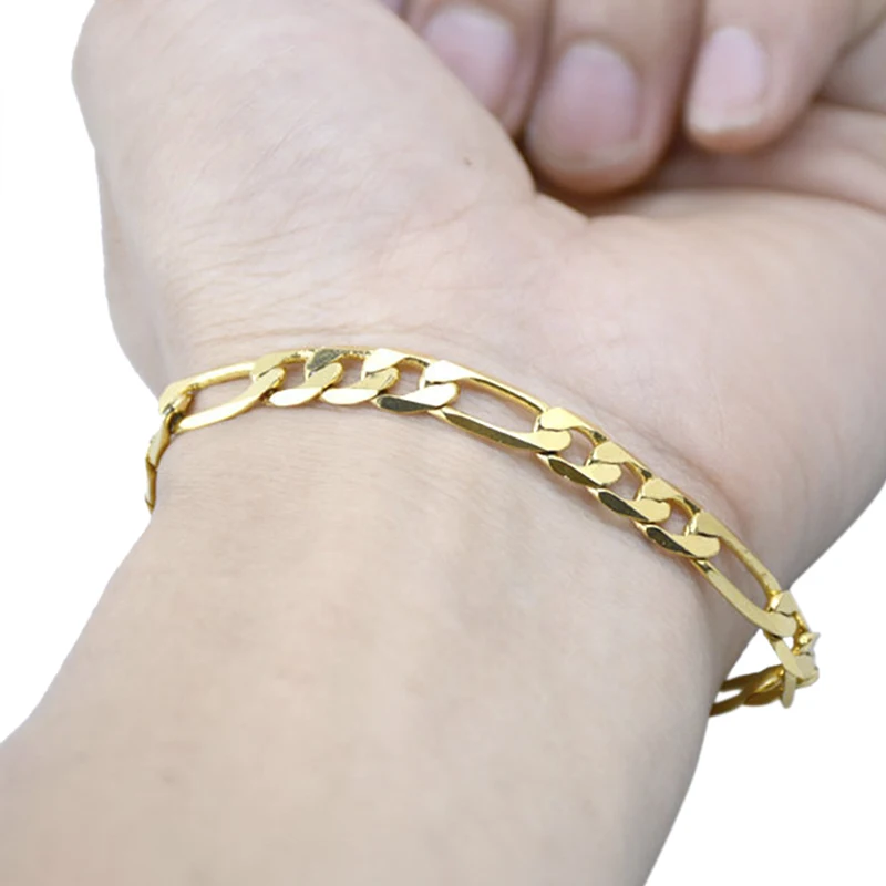 Wholesale Gold Men Stainless Steel Chain Bracelet Wristband Bangle Jewelry Punk | Украшения и аксессуары