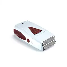 Контурный шпон гладкое бритье перезаряжаемый Электрический Толчок белый клипер для волос Классический поршневой двойной головкой бритва