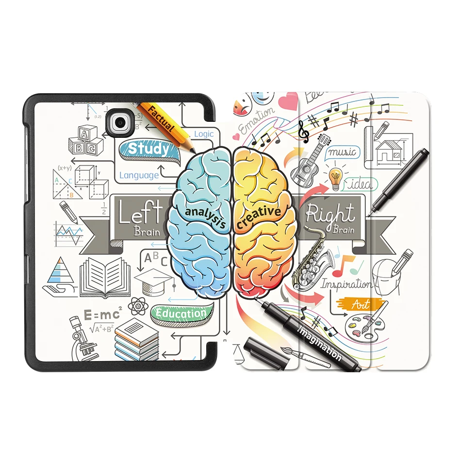 MTT Brain планшет для надписей чехол для samsung Galaxy Tab S2 8,0 дюймов SM-T710 T713 T715 T719 откидная подставка из искусственной кожи защитный чехол - Цвет: SS04