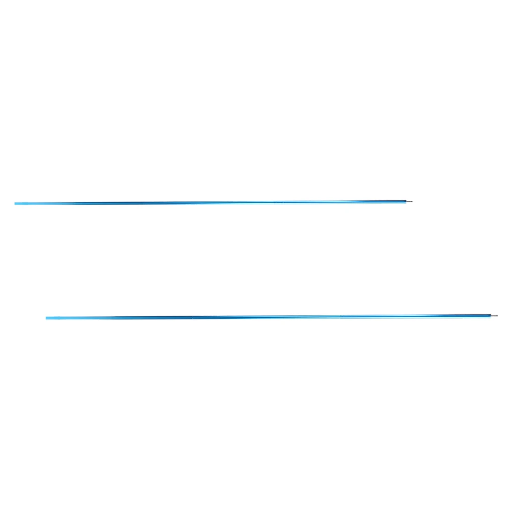 2pcs Aluminum Alloy Camping Awning Tent Canopy Tarp Support Rod Poles Outdoor Sports