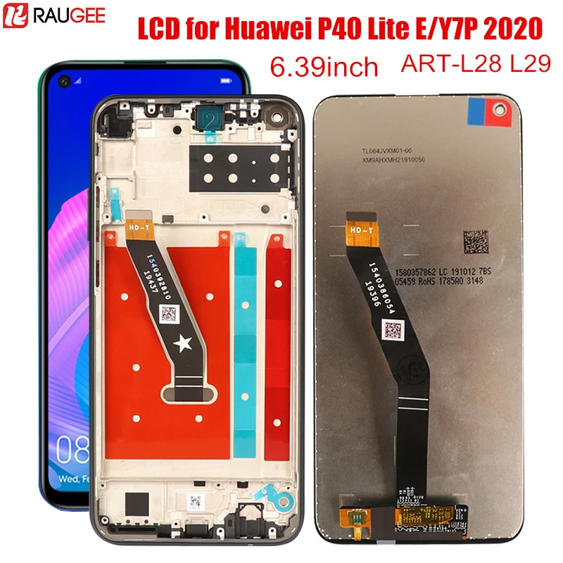 С ЖК-дисплеем для Huawei P40 Lite E Оригинальный ЖК-экран Замена 10 точек касания