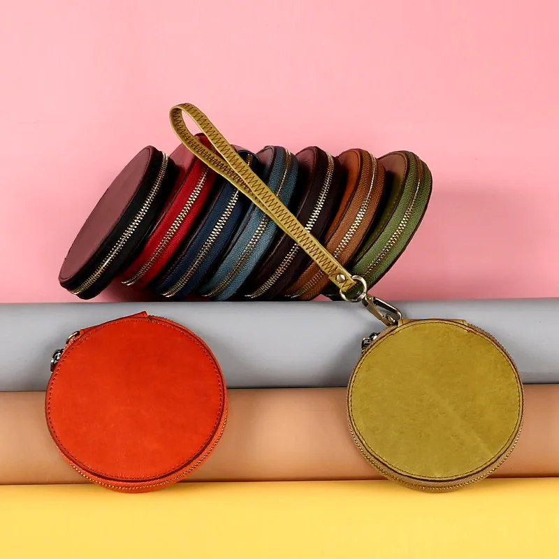 Coin Wallet Women's Zipper Purses Wristlet Clutch Bag Children Key Holders