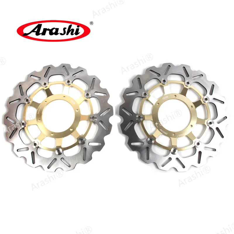 Arashi 1 комплект CBR1000RR 2004-2005 Передние Задние тормозные диски для HONDA CBR 1000 RR CBR1000 1000cc 2004 2005 - Цвет: Gold Front Disc
