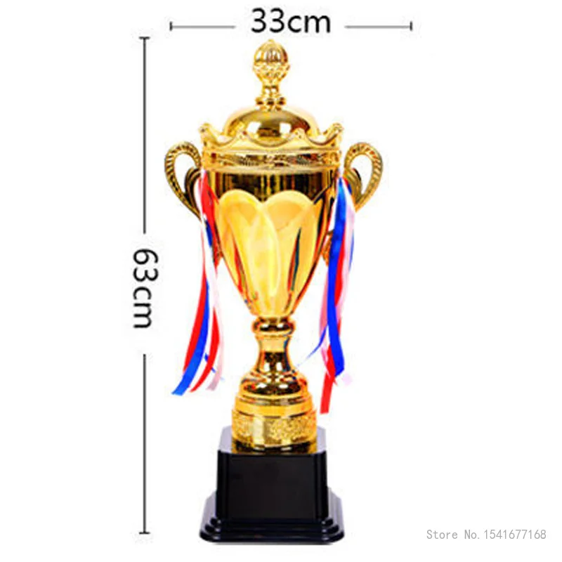 Customizable Large Commercial Covered Metal Trophy Trophy, Football, Basketball, Souvenir, Universal