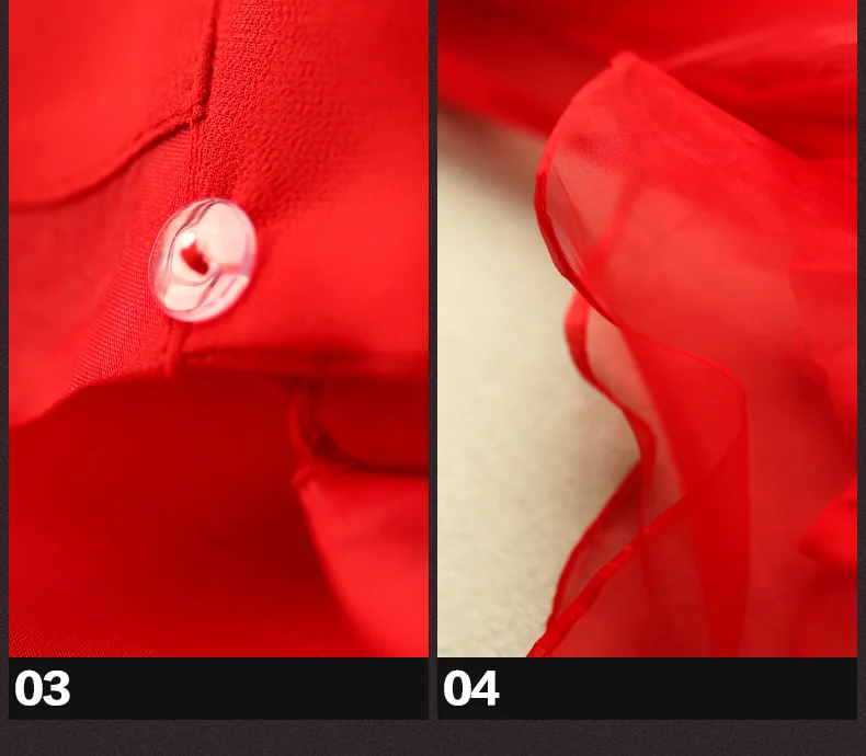 Красный китайский стиль весна лето новые женские большие размеры свободные винтажные платья воротник стойка ТРАПЕЦИЕВИДНОЕ длинное платье