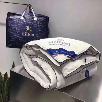 

Hilton Hotel Quilt Core Spring and Autumn Quilt Winter Quilt Feather Velvet Quilt Hilton 220*240 Down