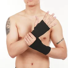 Спортивный баскетбольный hu shou zhang нейлоновый теплый нарукавник Спортивная посуда эластичный протектор для запястья