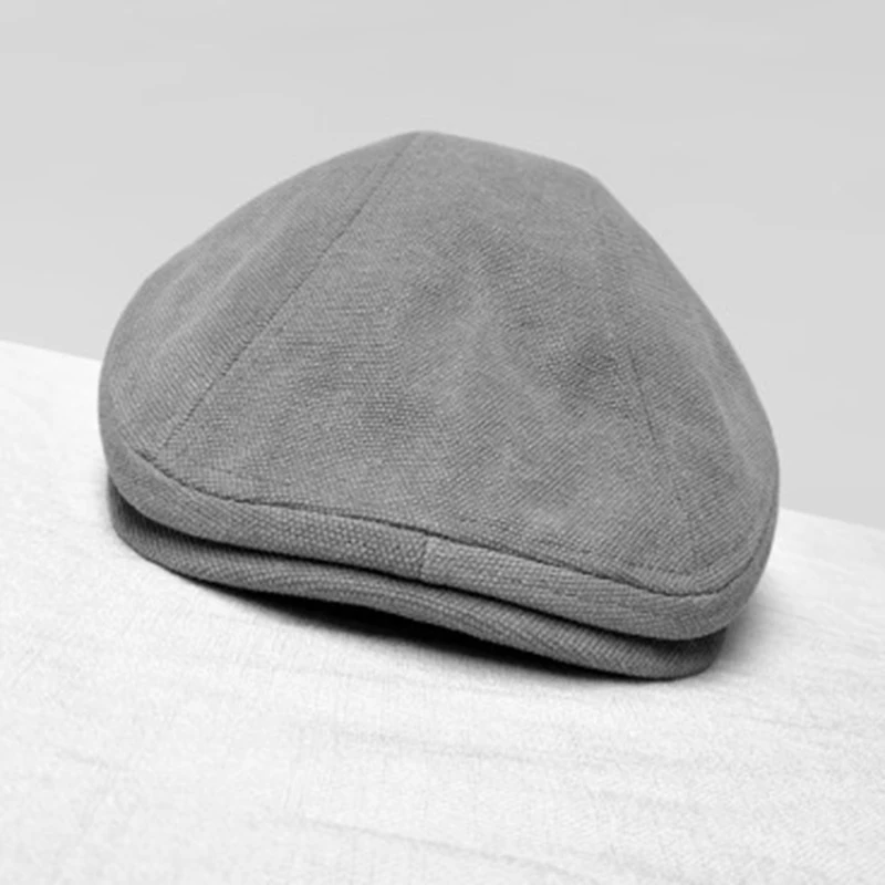 Casquette, четыре сезона, хлопок, синий, Мужская газетная шляпа, мужской берет, для мужчин и женщин, Ретро стиль, Англия, козырек, большая голова, CapBLM215