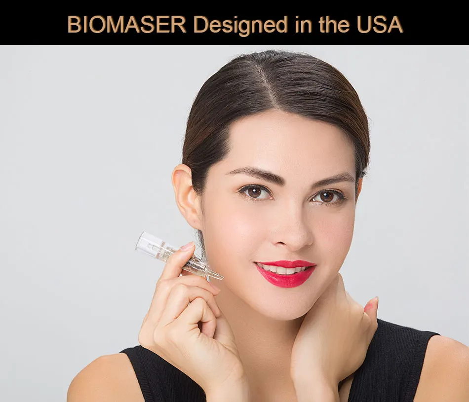 BIOMASER 10 шт. 11U 15UG Одноразовые стерилизованные Перманентный макияж картридж иглы Советы для бровей губ легкий клик
