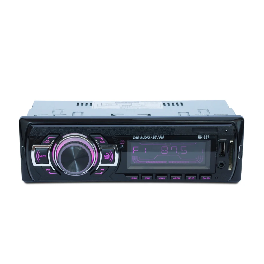 1 Din Bluetooth автомобильный Радио MP3-плеер автомобильный аудио стерео Bluetooth стерео радио 12 в FM AUX гарнитура громкой связи вызов SWC-Romote Авторадио