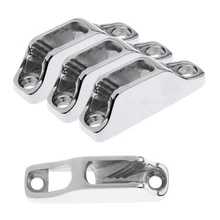 4 шт. лодка Fairlead Clam Cleat веревка Inox-нержавеющая сталь для 3 мм/6 мм линий