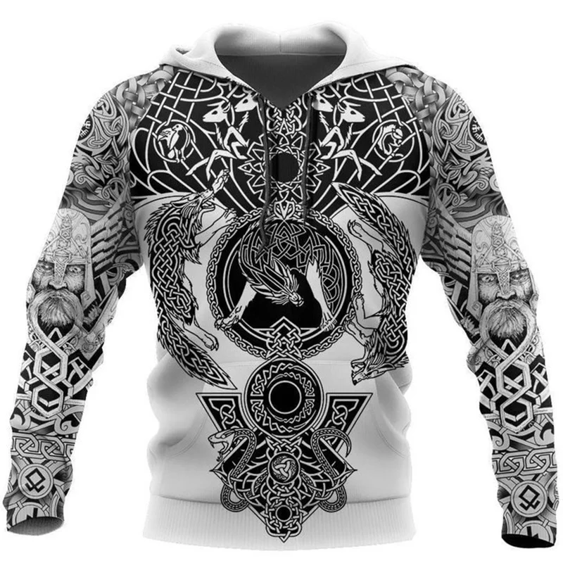 Beautiful pattern Viking Tattoo 3D Printed Men hoodies Harajuku Fashion Hooded Sweatshirt Autumn Unisex hoodie sudadera hombre Beautiful pattern Viking Tattoo 3D Printed Men hoodies Harajuku Fashion Hooded Sweatshirt Autumn Unisex hoodie sudadera hombre