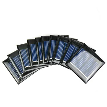 

SUNYIMA 10Pcs Solar Panels Polycrystalline Silicon Solar Panel Power Charger 2V 60mA 40x40MM DIY Portable Technology Production