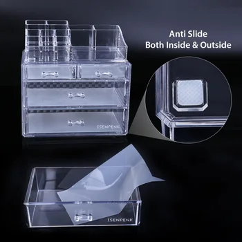 

Makeup Organizer Lipstick Organizer Storage Box Cosmetic Display Stand Brush Holder Make up Organizer Storage