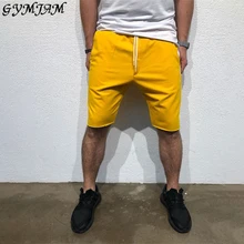 Модные мужские шорты для фитнеса, новинка, Брендовые мужские шорты, модные мужские спортивные штаны, модная мужская одежда