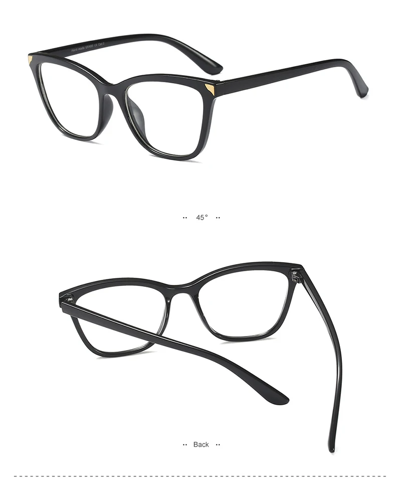 KEHU, легкие женские очки кошачий глаз, фирменный дизайн, прозрачные линзы, модная оправа для очков, женские черные, синие очки XH157