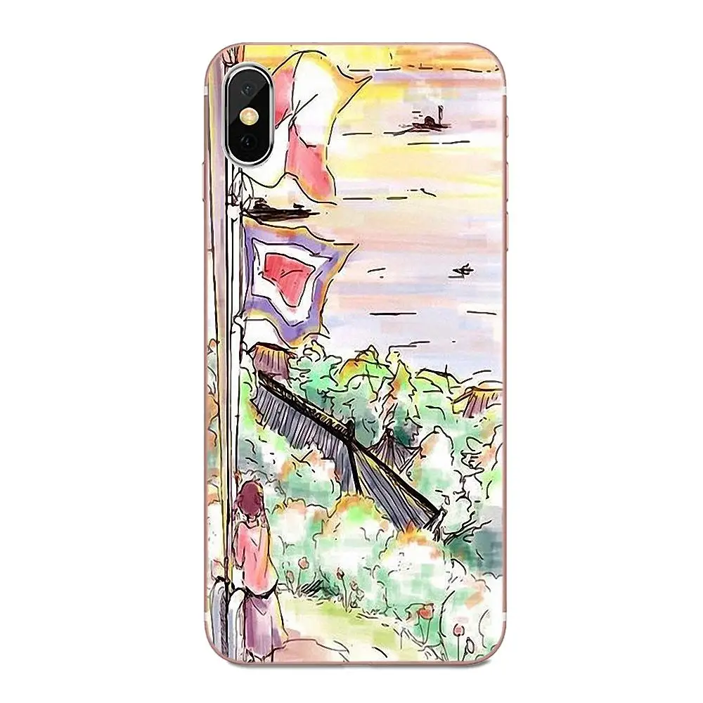 Kawaii Ghibli Doodle дизайн для huawei Honor mate Nova Note 20 20s 30 5 5I 5T 7C 8A 8X9X10 Pro Lite Play Diy чехол для телефона
