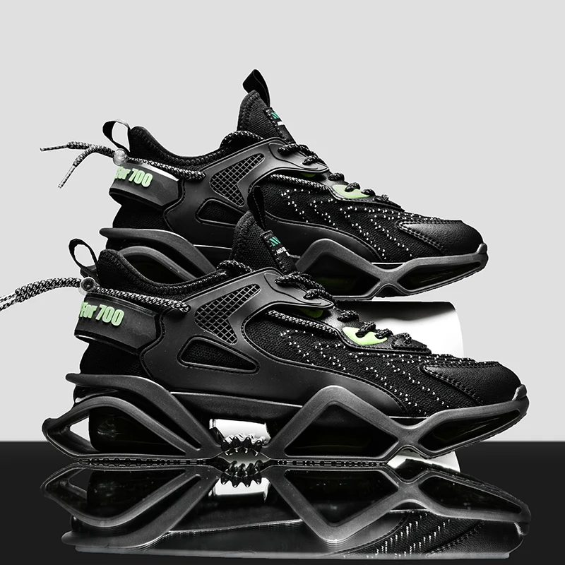 

New Fashion Blade Running Shoes Antiskid Damping Elasticity Outsole Men's Sport Shoes Outdoor Walking Jogging Sneakers Zapatills