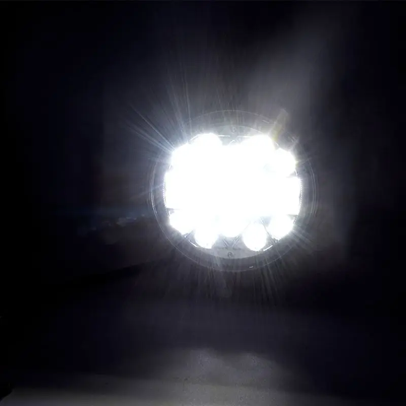 102 Вт 32LED круглый рабочий свет подставка для прожектора автомобиля внедорожника вождения лампы qyh