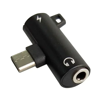2 in 1 type c 3 5mm aux adapter USB C to 3 5mm AUX Headphone Adapter for xiaomi mi 9 8 6 Type C 3 5 Jack Earphone Audio adapter