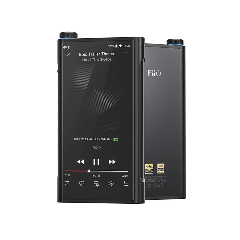 FiiO M15 Dual AK4499 Hi Res Android Bluetooth полноразмерный портативный музыкальный плеер MP3 USB DAC XMOS