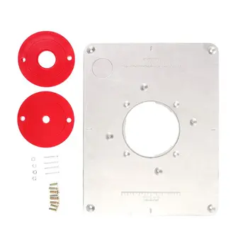 

Multifunctional Aluminium Router Table Insert Plate Woodworking Benches Wood